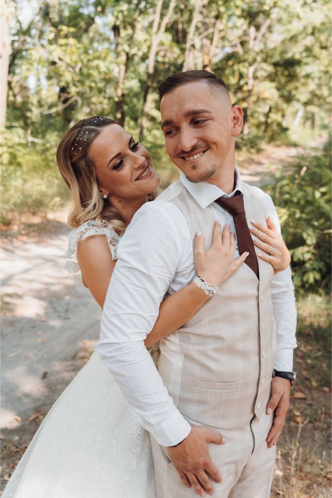 Esküvői kreatív fotók